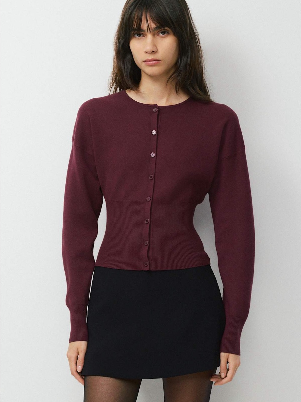 Aritzia Golightly cardigan - Burgundy